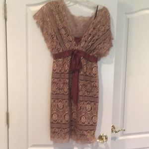 Yoana Baraschi size 4 lace cocktail dress